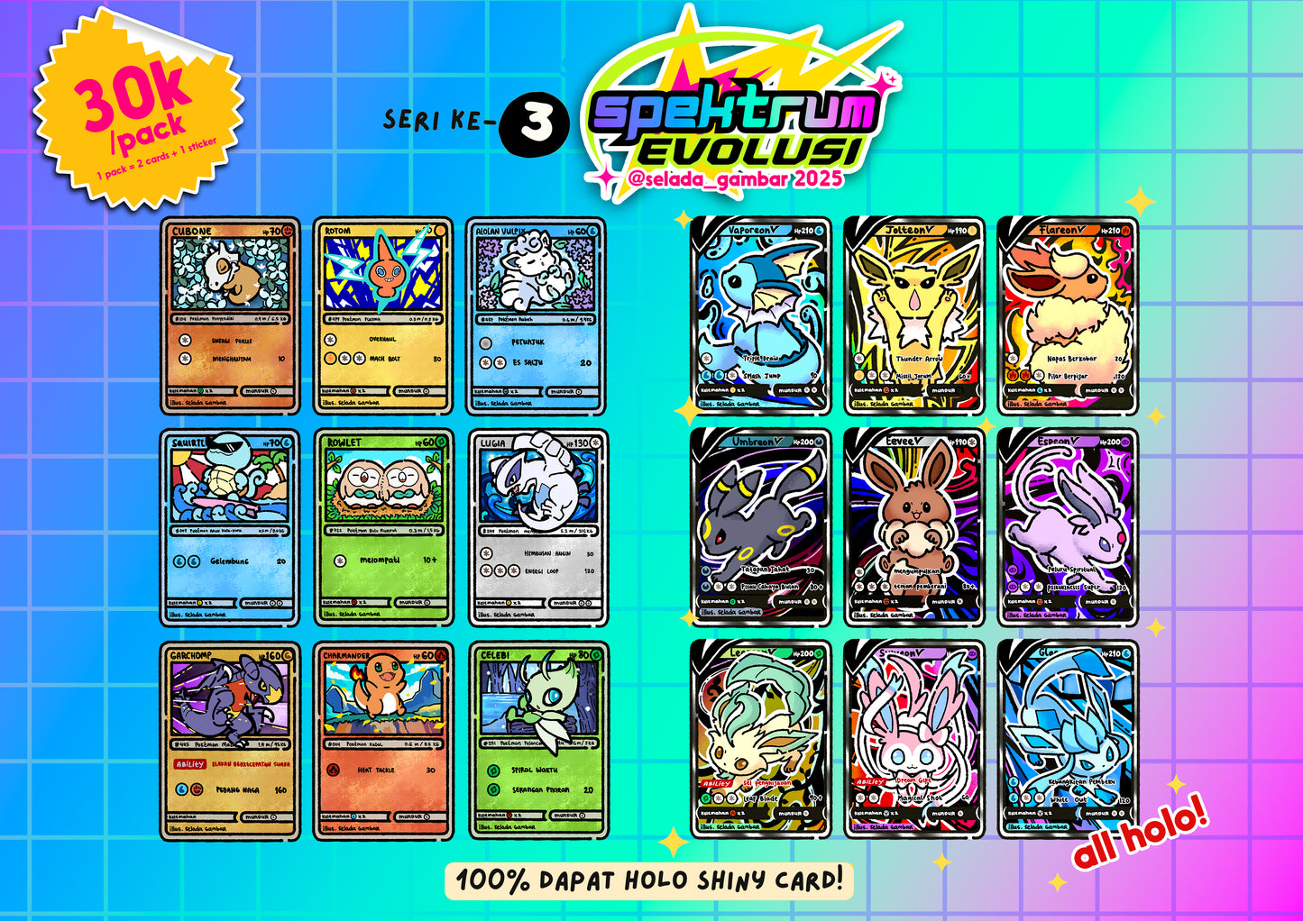 TCG Pokemon Selada Gambar Fanmade Indonesia ver.